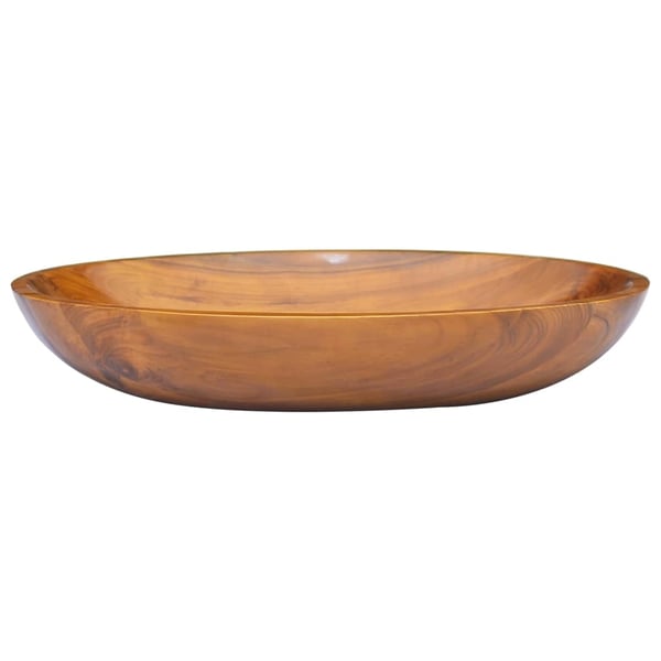vidaXL Vask heltre teak 60x40x10 cm