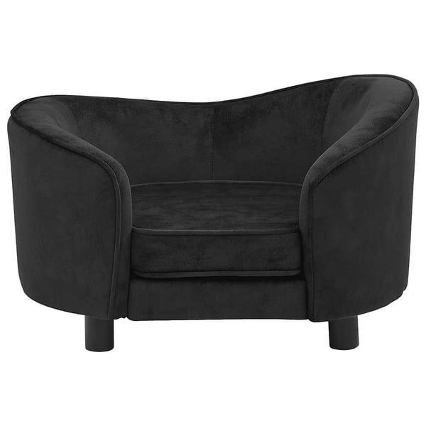 vidaXL hundesofa 69x49x40 cm plys sort