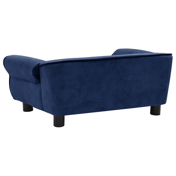 vidaXL hundesofa 72x45x30 cm plys blå