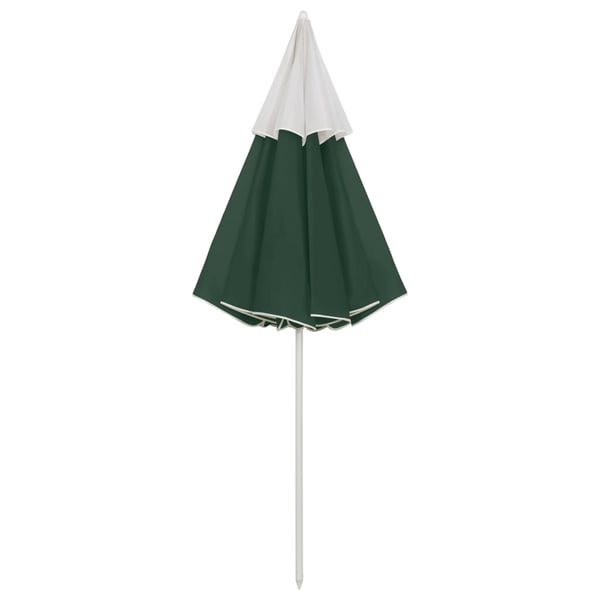 vidaXL Strandparasoll grön 300 cm