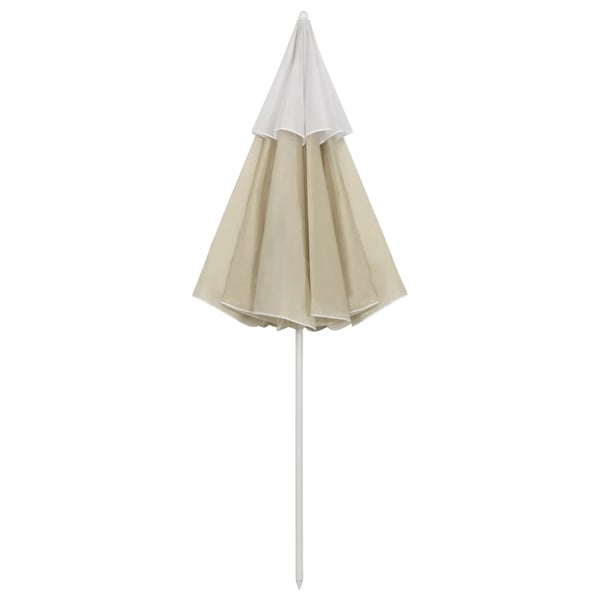 vidaXL strandparasol 300 cm sandgul