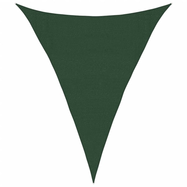 vidaXL Aurinkopurje 160 g/m² tummanvihreä 3x4x4 m HDPE