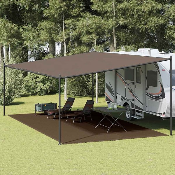 vidaXL Teltteppe 400x700 cm brun