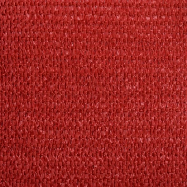 vidaXL solsejl 2,5x3 m 160 g/m² HDPE rød