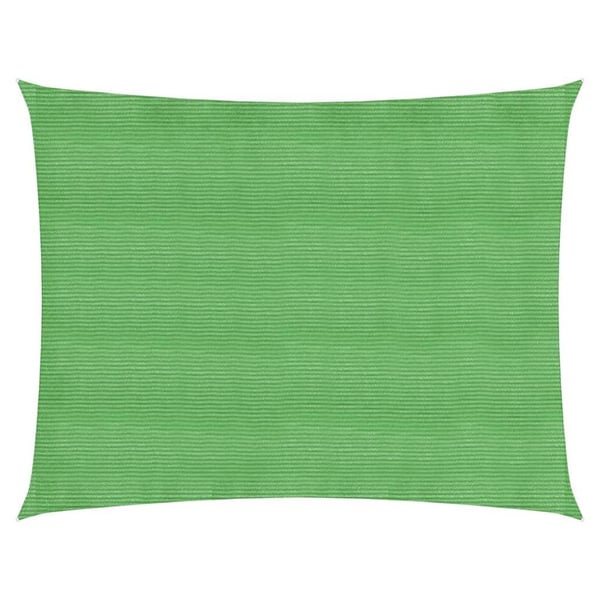 vidaXL Solseil 160 g/m² lysegrønn 6x7 m HDPE