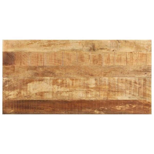 vidaXL Spisebord 140x70x76 cm grovt mangotre