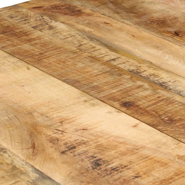 vidaXL Spisebord 160x80x76 cm grovt mangotre
