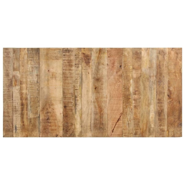 vidaXL Spisebord 160x80x76 cm grovt mangotre