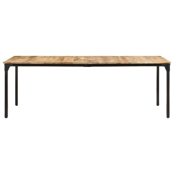 vidaXL spisebord 220x100x76 cm ru mangotræ