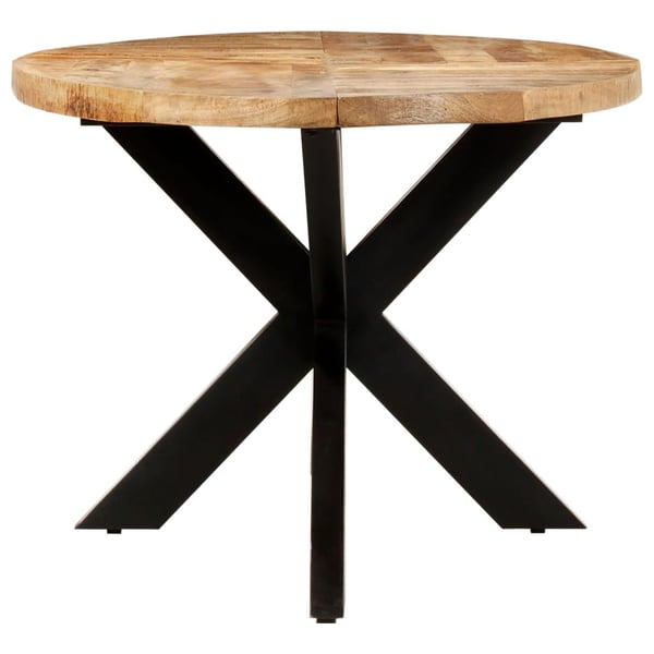vidaXL Spisebord 200x100x75 cm grov heltre mango