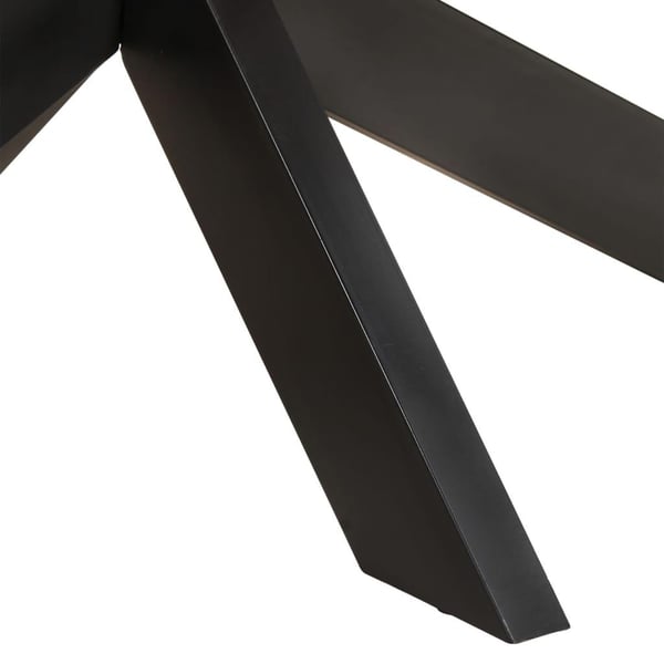 vidaXL Spisebord ovalt 200x100x75 cm gjenvunnet heltre