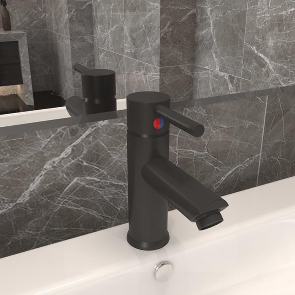 vidaXL Badekran grå 130x176 mm