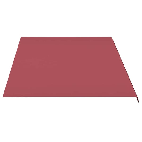 vidaXL Erstatningsduk for markise burgunder 500x300 cm polyester
