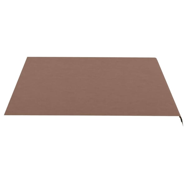 vidaXL Erstatningsduk for markise brun 4x3,5 m
