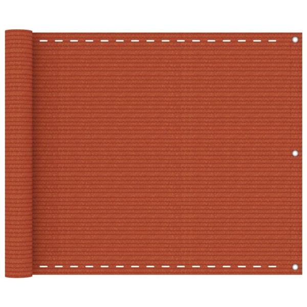 vidaXL altanafskærmning 75x300 cm HDPE orange