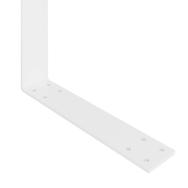vidaXL Ryggstøtte til pallesofa hvit 110 cm jern