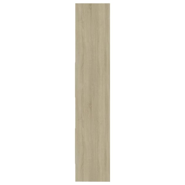 vidaXL Bokhylla sonoma-ek 40x35x180 cm spånskiva