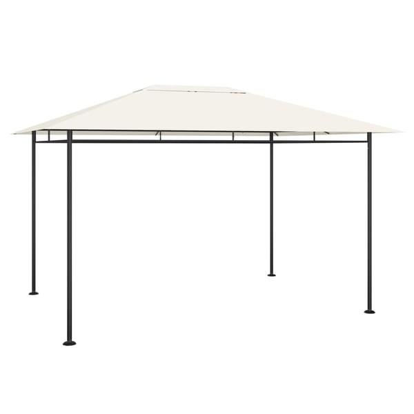 vidaXL Markise Hvit 3,5 x 2,5 m Metall