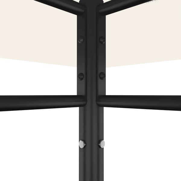 vidaXL Markise Hvit 3,5 x 2,5 m Metall