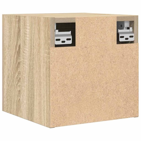 vidaXL Vegghengt TV-benk sonoma eik 30,5x30x30 cm