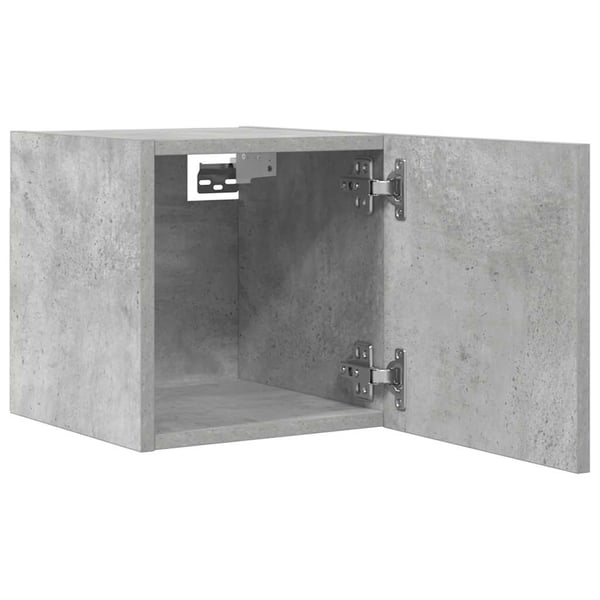 vidaXL Vegghengte TV-benk betonggrå 30,5x30x30 cm