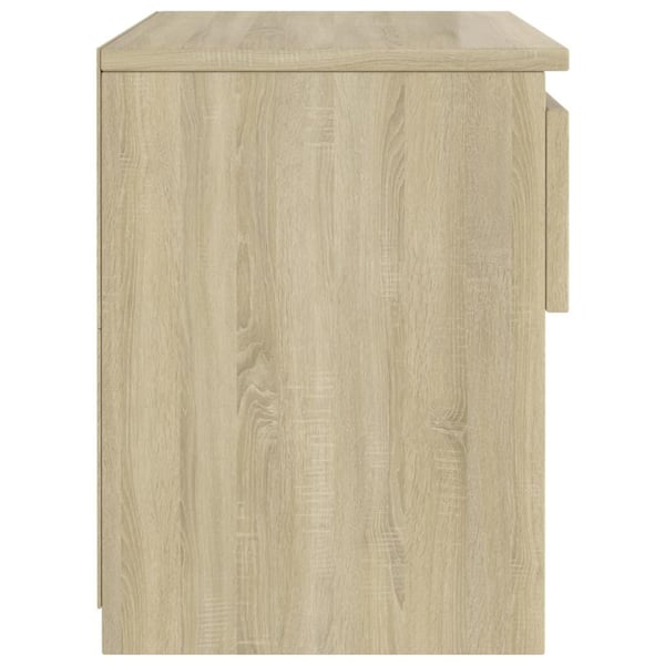 vidaXL Nattbord 2 stk sonoma eik 40x30x39 cm sponplate