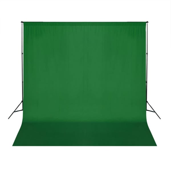 vidaXL Fotostudiosett med lamper, paraplyer, bakgrunn og reflektor