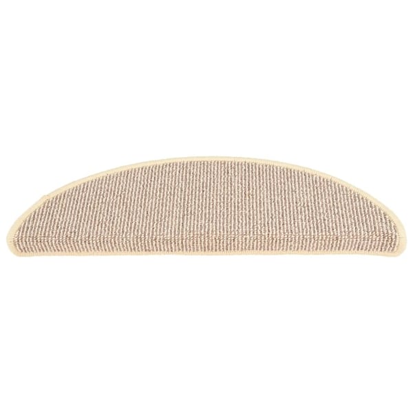 vidaXL Trappetrinnstepper 15 stk hvit og brun 56x17x3 cm