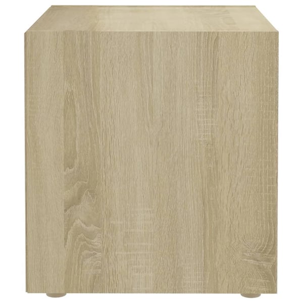 vidaXL tv-skab 37x35x37 cm spånplade sonoma-eg