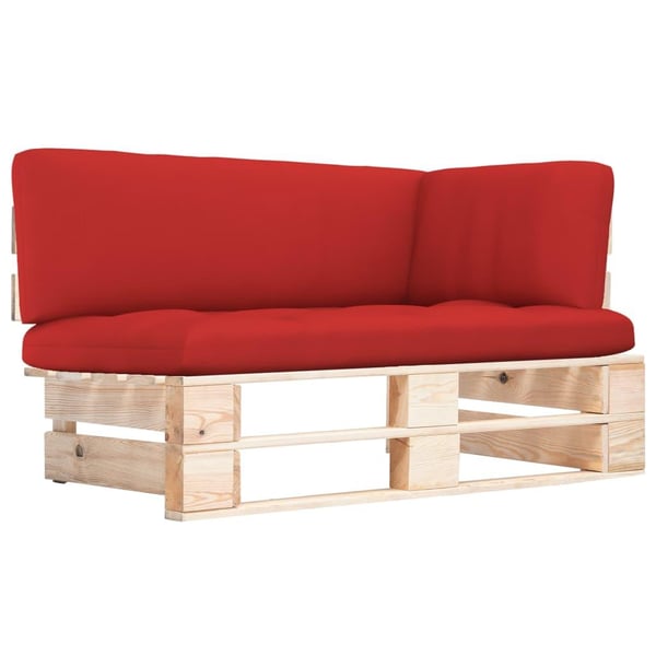 vidaXL hjørnemodul til pallesofa imprægneret fyrretræ