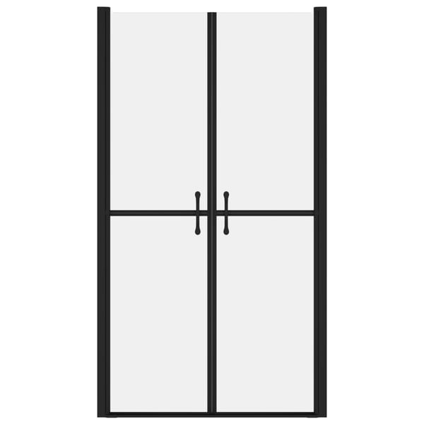 vidaXL Dusjdør frostet ESG (93-96)x190 cm