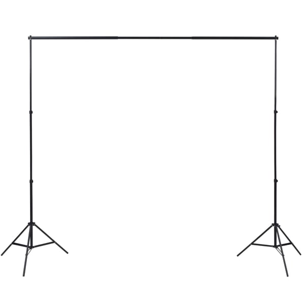 vidaXL Fotostudiosett med softboks lys, bakgrunn og reflektor