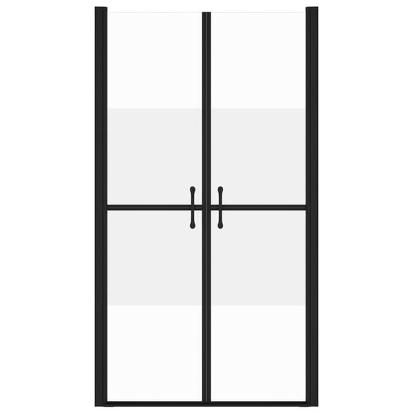 vidaXL Duschdörr halvfrostad ESG (73-76)x190 cm