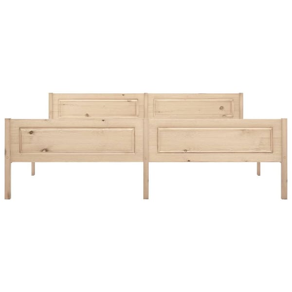 vidaXL Sengeramme heltre furu 180x200 cm
