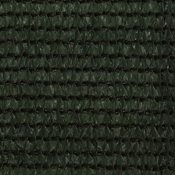 vidaXL altanafskærmning 75x400 cm HDPE mørkegrøn