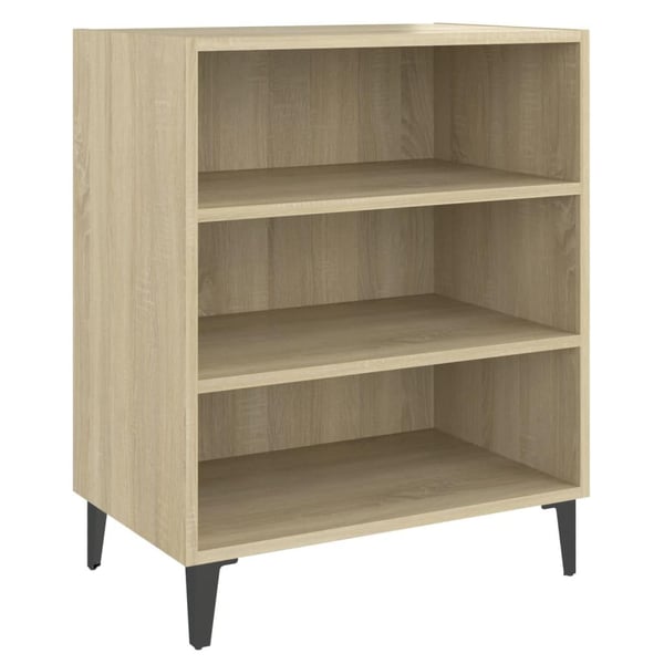vidaXL Skjenk sonoma eik 57x35x70 cm sponplate