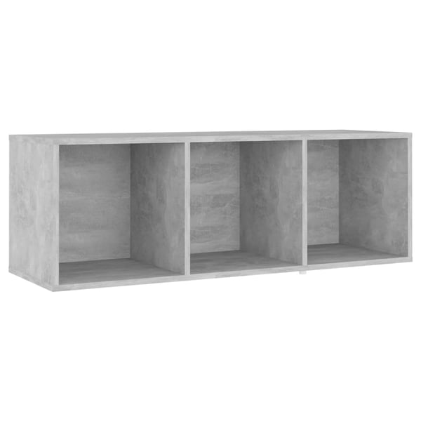 vidaXL TV-benker 2 stk betonggrå 107x35x37 cm sponplate