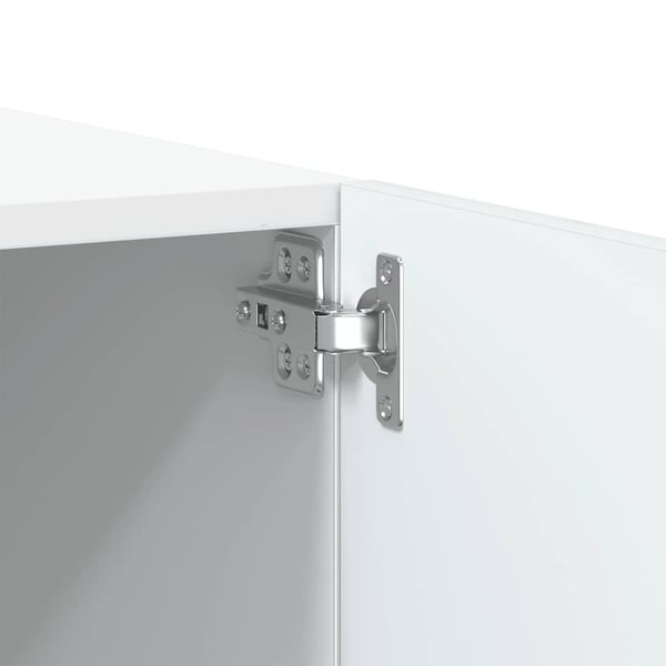 vidaXL TV-benk hvit 100x35x40 cm konstruert tre