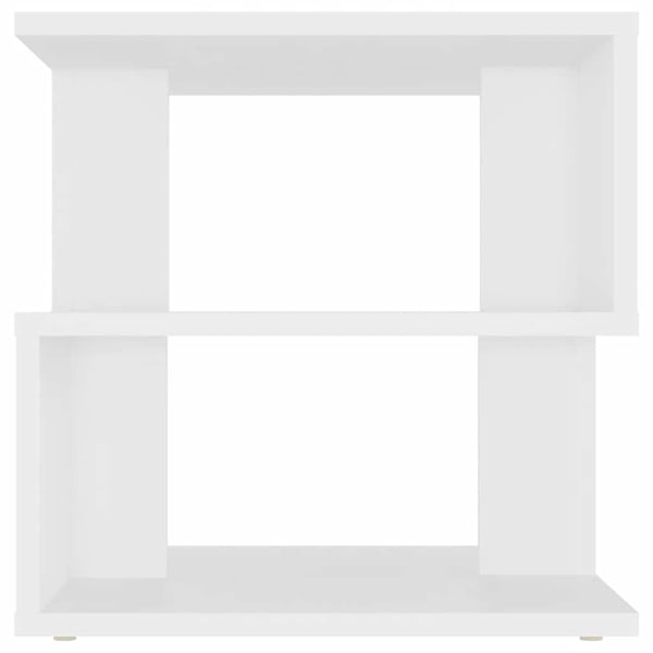 vidaXL Sidebord hvit 40x40x40 cm sponplate