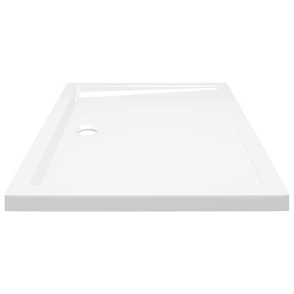 vidaXL Rektangulært dusjbrett ABS 70x90 cm