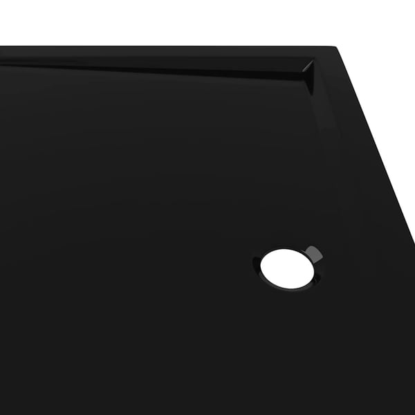 vidaXL Suihkualusta suorakaide ABS musta 70x100 cm