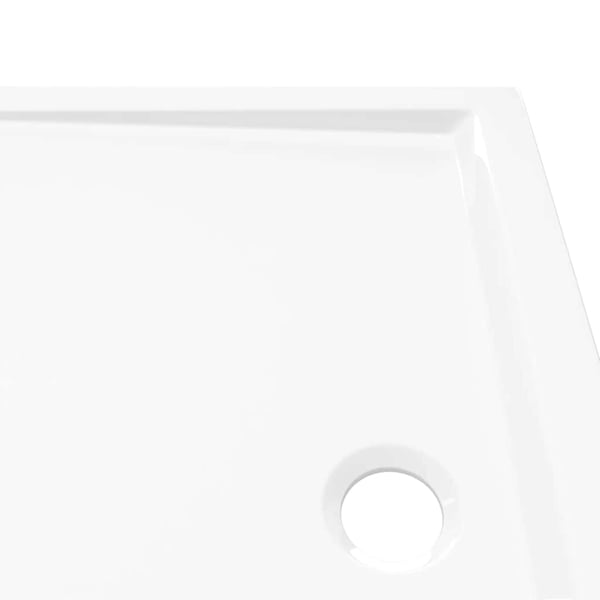 vidaXL brusekar 80x100 cm ABS rektangulært
