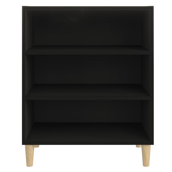 vidaXL Senkki musta 57x35x70 cm lastulevy