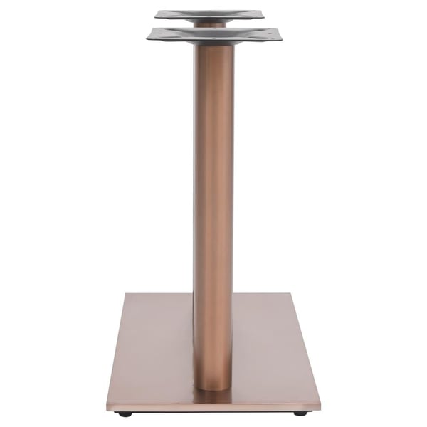 vidaXL Bordben til bistrobord messing 70x40x72 cm rustfritt stål