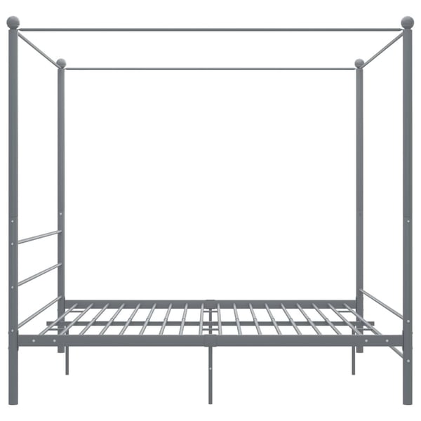 vidaXL sengestel til himmelseng 180x200 cm metal grå