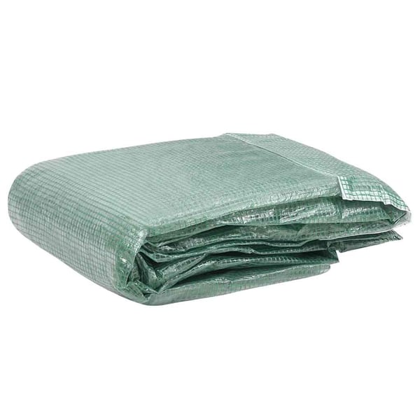 vidaXL overtræk til drivhus (18 m²) 300x600x200 cm grøn