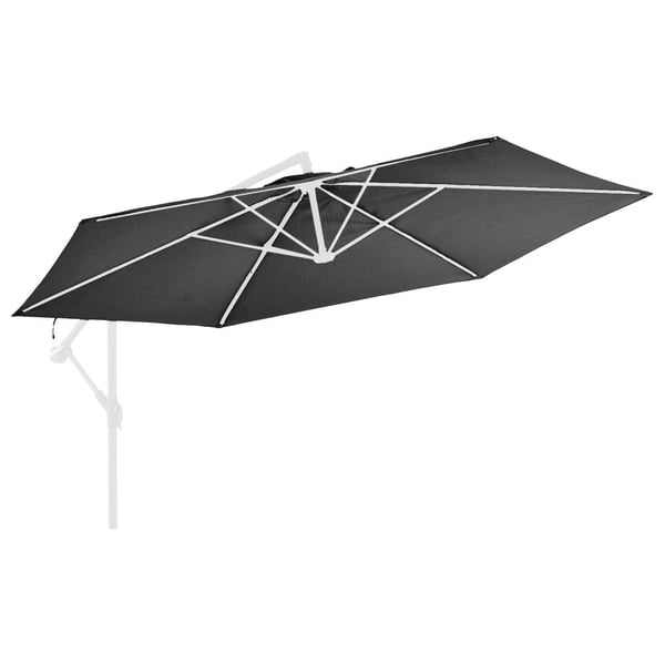 vidaXL parasoldug til hængeparasol 350 cm antracitgrå