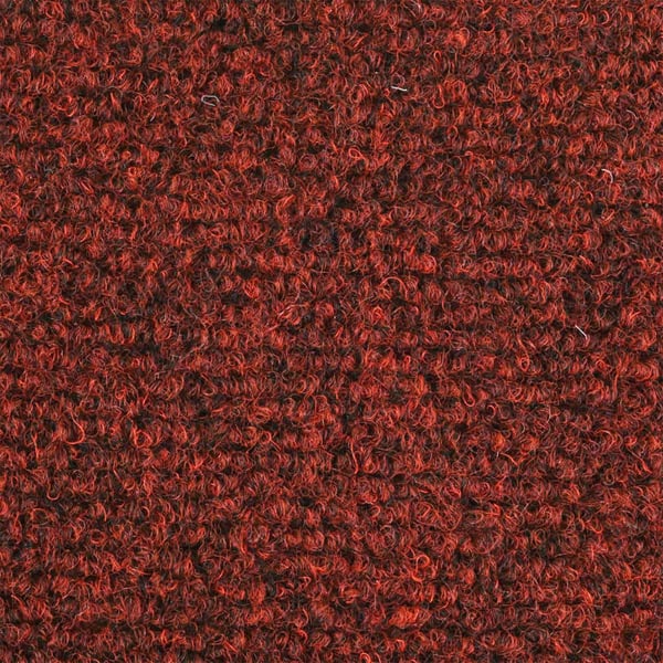 vidaXL selvklæbende trappemåtter 5 stk. 65x21x4 cm tuftet rød