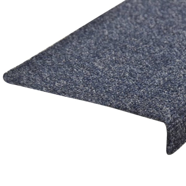 vidaXL trappemåtter 10 stk. 65x21x4 cm tuftet antracitgrå