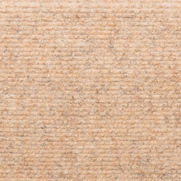 vidaXL trappemåtter 10 stk. 65x21x4 cm tuftet cremefarvet